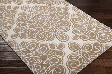 Praisum Transitional Beige/Brown Area Rug
